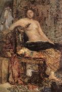Mikhail Vrubel Female Model in a Renaissance setting oil painting picture wholesale